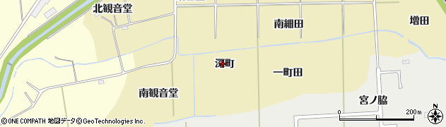 福島県双葉町（双葉郡）両竹（深町）周辺の地図