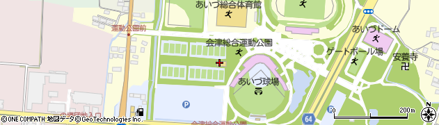 会津総合運動公園テニスコート周辺の地図