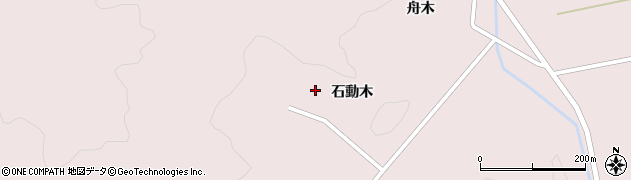 福島県会津若松市湊町大字静潟石動木周辺の地図