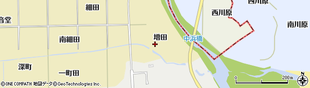 福島県双葉町（双葉郡）両竹（増田）周辺の地図