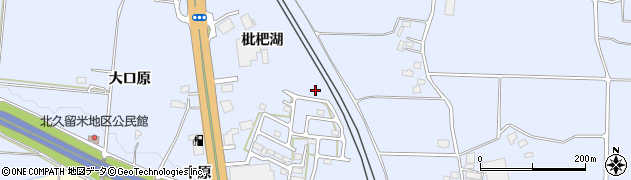 福島県郡山市日和田町高倉入枇杷湖周辺の地図