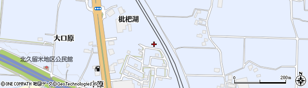 福島県郡山市日和田町高倉（入枇杷湖）周辺の地図