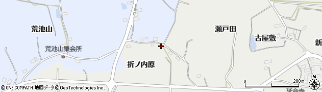福島県郡山市日和田町梅沢（瀬戸山）周辺の地図