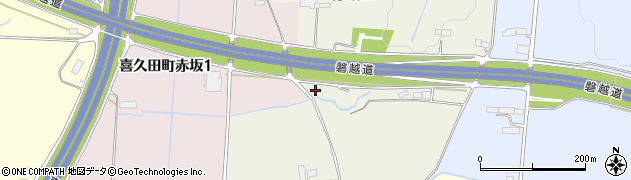 福島県郡山市喜久田町前田沢（大東沢）周辺の地図