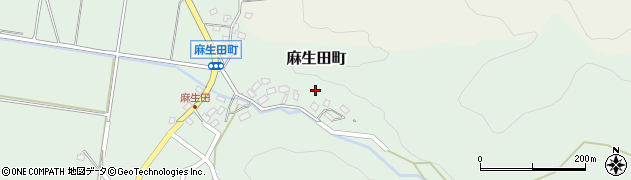 新潟県長岡市麻生田町周辺の地図