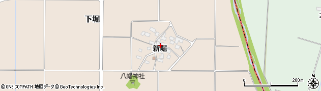 福島県会津美里町（大沼郡）下堀（新堀乙）周辺の地図