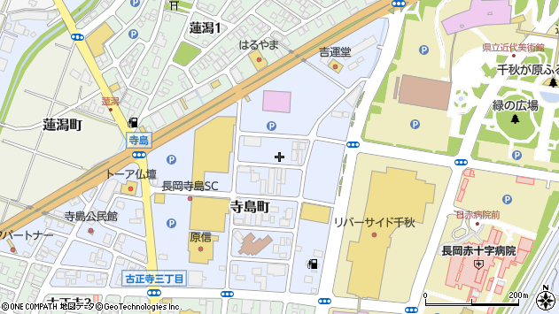 〒940-2101 新潟県長岡市寺島町の地図
