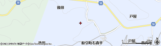 福島県田村市船引町石森平193周辺の地図