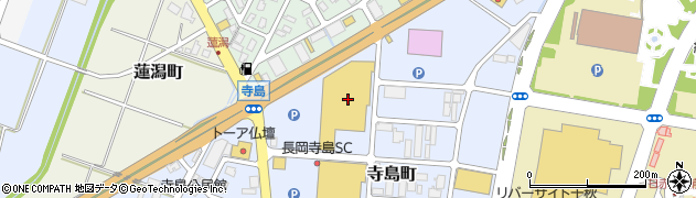 コメリパワー長岡店周辺の地図