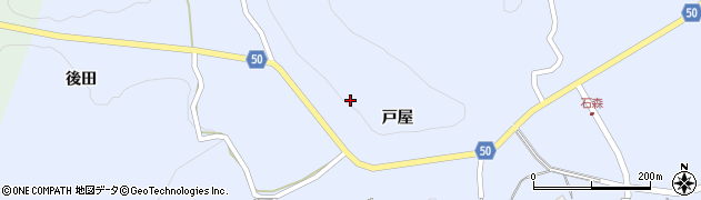 福島県田村市船引町石森（郷戸）周辺の地図