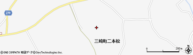 石川県珠洲市三崎町（二本松は）周辺の地図