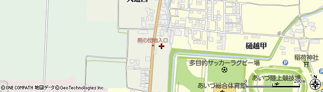 福島県会津若松市門田町大字中野（大道東）周辺の地図