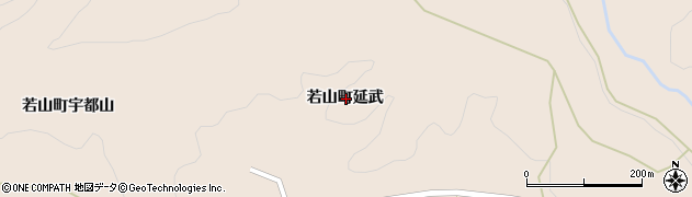 石川県珠洲市若山町延武周辺の地図