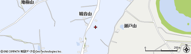 福島県郡山市日和田町高倉七曲周辺の地図