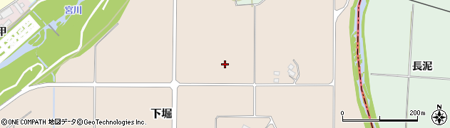 福島県会津美里町（大沼郡）下堀（宮下）周辺の地図