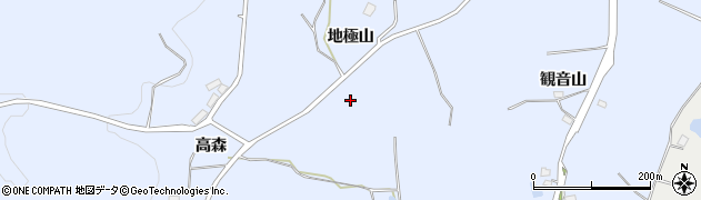 福島県郡山市日和田町高倉（蟹沢）周辺の地図