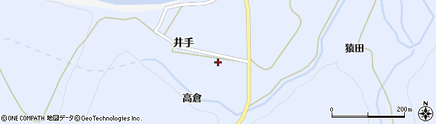 福島県浪江町（双葉郡）井手（上井手）周辺の地図