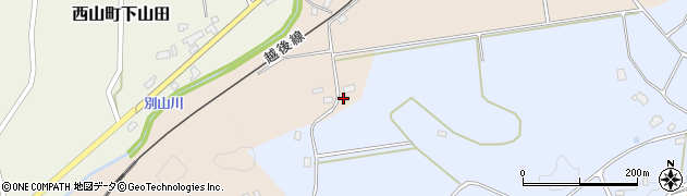 新潟県柏崎市西山町田沢127周辺の地図