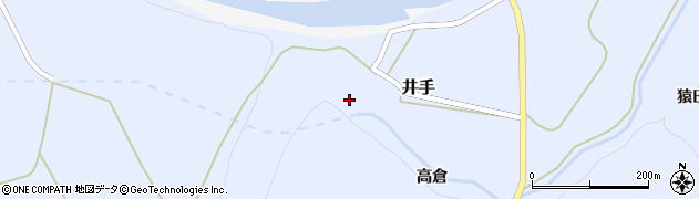 福島県浪江町（双葉郡）井手（高倉）周辺の地図