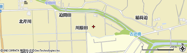 福島県双葉町（双葉郡）中田周辺の地図