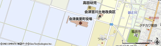 会津美里町役場周辺の地図