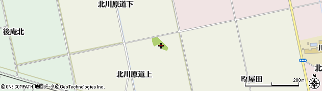 福島県会津若松市北会津町金屋（向川原道上）周辺の地図