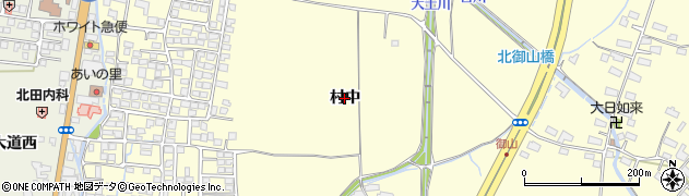 福島県会津若松市門田町大字御山（村中）周辺の地図