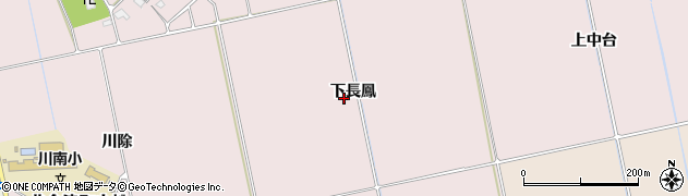福島県会津若松市北会津町小松（下長鳳）周辺の地図