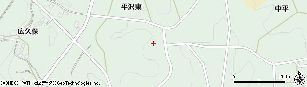 三春町役場　御木沢地区公民館周辺の地図