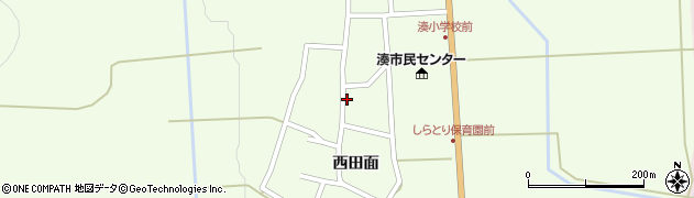 西田面ふれあいセンター周辺の地図