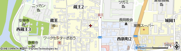 孫四郎そば蔵王店周辺の地図