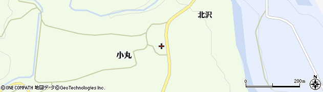 福島県浪江町（双葉郡）小丸（下平）周辺の地図