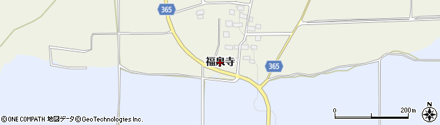 福島県会津美里町（大沼郡）八木沢（福泉寺）周辺の地図
