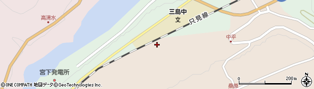 会津よつば農業協同組合　三島山菜加工場周辺の地図