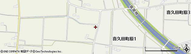 福島県郡山市喜久田町前田沢原南周辺の地図