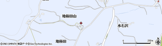 福島県郡山市日和田町高倉（地極田山）周辺の地図