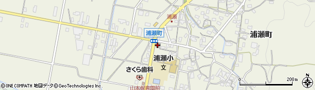 浦瀬郵便局 ＡＴＭ周辺の地図