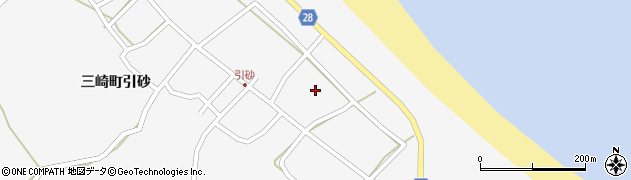 石川県珠洲市三崎町引砂子周辺の地図