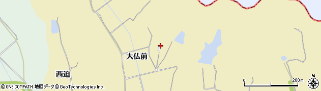 福島県双葉町（双葉郡）中田（マミ穴）周辺の地図