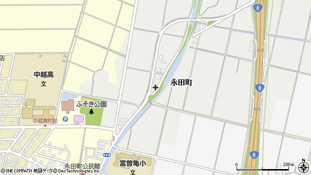 〒940-0873 新潟県長岡市永田町の地図
