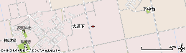 福島県会津若松市北会津町小松（大道下）周辺の地図