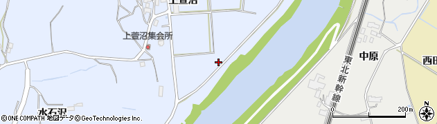 福島県郡山市日和田町高倉上ノ台周辺の地図