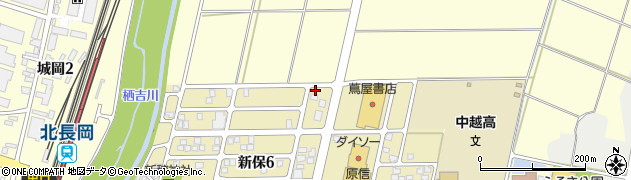 ほっともっと　長岡新保店周辺の地図