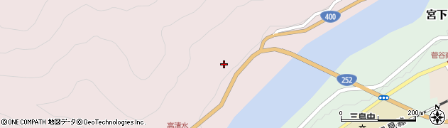 福島県三島町（大沼郡）名入（高清水下居平）周辺の地図