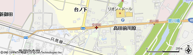 安田前周辺の地図