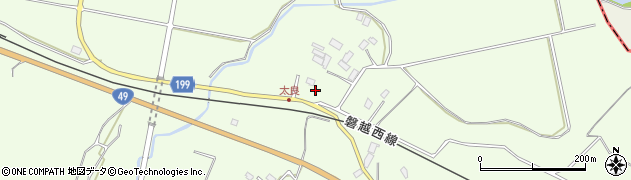 福島県郡山市熱海町安子島（二ノ戸）周辺の地図