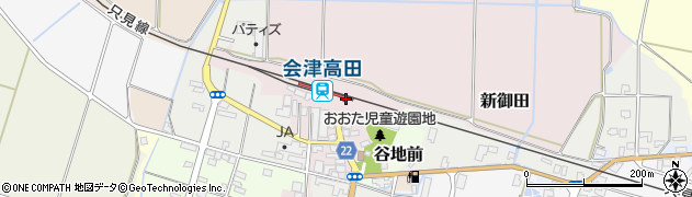 福島県大沼郡会津美里町周辺の地図