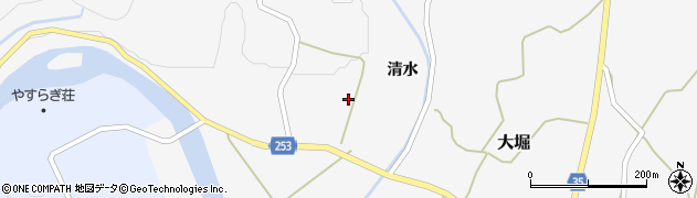 福島県双葉郡浪江町大堀中平周辺の地図