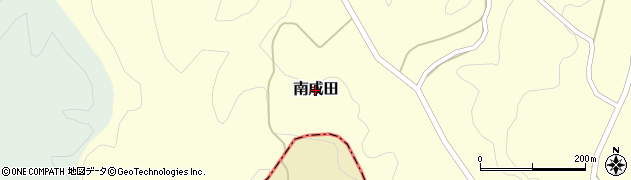 福島県三春町（田村郡）南成田周辺の地図