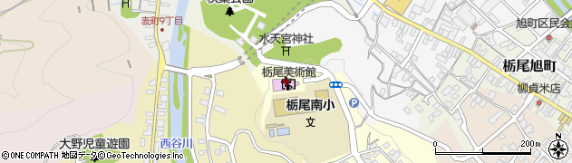 長岡市栃尾美術館周辺の地図